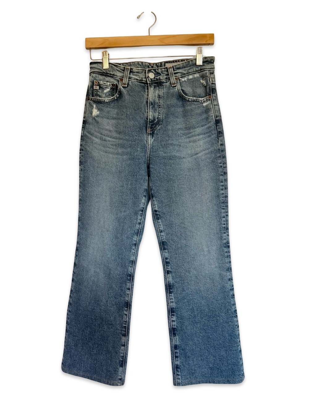 AG jeans Adriano Goldschmied Kinsley high rise crop boot jeans Size 27 Bootcut